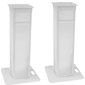 EUROLITE 2x Stage Stand variabel inkl. Cover und Tasche | Set mit 2 Ständern für Lautsprecher und Lichteffektgeräte, Höhe 100-175 cm