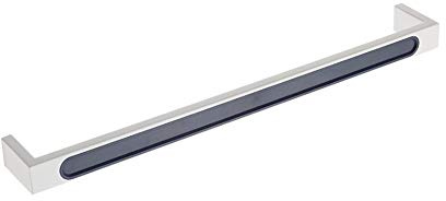 Ibergrif M34200W - Porta Salviette Singolo, Portasciugamani da Bagno, 60 cm, Acciaio