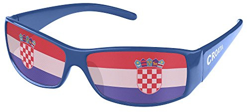 Taffstyle Länderflagge Fußball Fanbrille Sonnenbrille Fanartikel Public Viewing Brille WM 2026 EM Fußball Brille Länder Flaggen Party Fan Zubehör