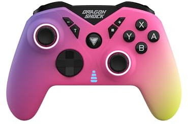 DragonShock NEBULA PRO - Manette sans Fil Pro Candy pour Nintendo Switch, Switch Lite, Switch OLED, PS3, PC et Android