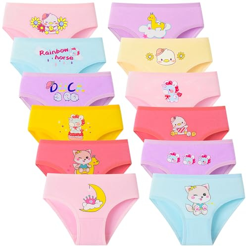 Charmi Culotte Shorty Slip Coton Fille Lot de 12