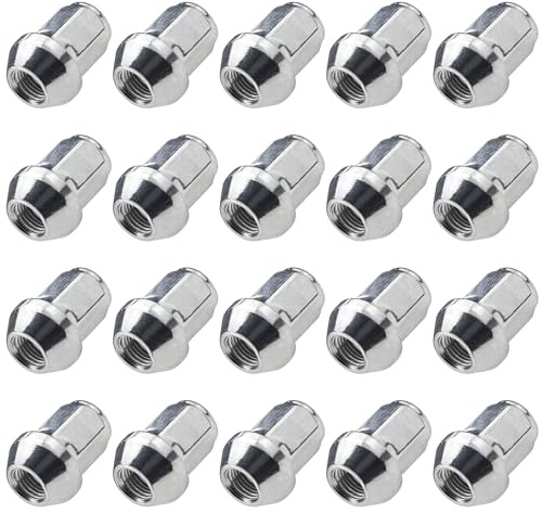 20x Radmuttern Geschlossen Muttern M12x1,5 Kegelbund (Verzinkt, SW17)