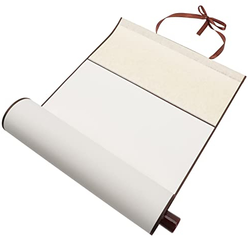 Gogogmee Kalligraphiepapier Leeres Malpapier Für Kalligrafie Und Tuschemalerei Hochwertiges Reispapier Geeignet Für Pinselschreiben Und Aquarellmalerei Praktische Schriftrolle Für Heim Und