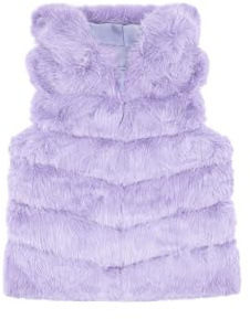 QUEEN HELENA Pellicciotto Smanicato Caldo Giacca Invernale Casual Elegante Donna PLC03-1 (IT, Testo, Taglia unica, Regular, Regular, Standard, Viola)