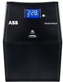 ABB PowerValue 11LI Up gruppo di continuità (UPS/SAI) A linea interattiva PowerValue 2000 VA (4NWP100174R0001), 2 Minuti, Nero