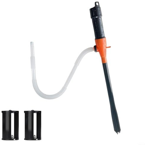 HpLive Elektrische Benzinpumpe，Tragbare Akku-Pumpe, 2,2 GPM, Wasser- und Kraftstofftransferpumpe Elektrische Pumpe