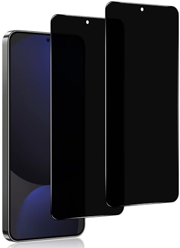 Meeter für Samsung Galaxy S24FE Sichtschutz Panzerglasfolie, [2 Stück] Anti Spy Displayschutzfolie,Privatsphäre Schutzfolie 9H Härte Gehärtetes Glas Folie Blasenfrei Blickschutzfolie