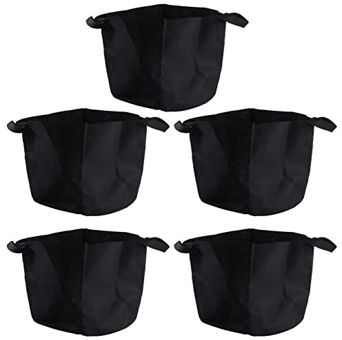 Yardwe Borsa Da Piantagione Rotonda in Feltro Per Appendere I Vasi Robusta Borsa Da Vivaio 40x30 Cm Per Decorazioni Interne/esterne