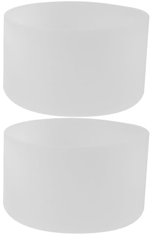 WHAMVOX Manicotti Protettivi in Silicone Trasparente 2 Pezzi per Bottiglie D’Acqua Copribottiglia Antiscivolo e Resistente all’Usura Accessori per Borracce Sportive e Uso Domestico