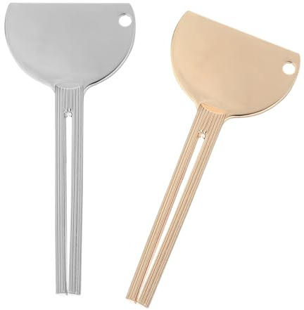 BAZEITFLOW Presse-Tubes Métalliques Manuel 2 Pièces Porte-Clés à Rouleau pour Dentifrice et Visage Compact et Pratique pour Voyage et Salle de Bain