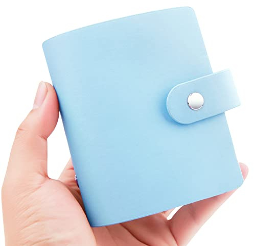 Ruibytree 52 Pocket Photo Album for Instax Mini & 2x3 Prints, Blue, 1 Pack