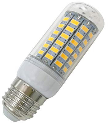 Aoxdi Lampadine a LED Attacco E27 10W, Bianca Calda, 69 SMD 5730 LED Luce Consumo Basso,Risparmio Energetico,Non Dimmerabile, AC220-240V, Pacco da 1 Pezzi