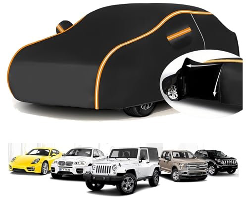 Autoabdeckung Vollgarage für Mercedes W140 Klasse S 1991-1998 (511 x 189 x 149cm),Oxford-Stoffmaterial,Regen- und schneefest,UV-beständig,laubabweisend,schmutzabweisend