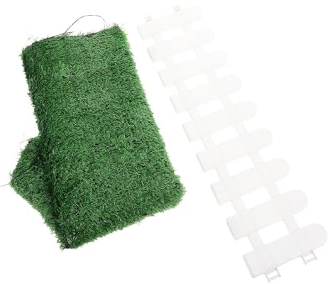 Abaodam Miniature Garden Fence Picket Decoration for Dollhouse and Garden Plants Farm Scene Ornament