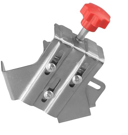Abrazadera de ángulo recto de acero inoxidable resistente diseñada para proyectos de carpintería y manejo eficiente de materiales (A)