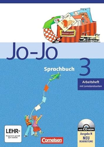 Jo-Jo Sprachbuch - Ausgabe N: 3. Schuljahr - Arbeitsheft: Mit CD-ROM und Lernstandsseiten: Mit Lernstandsseiten