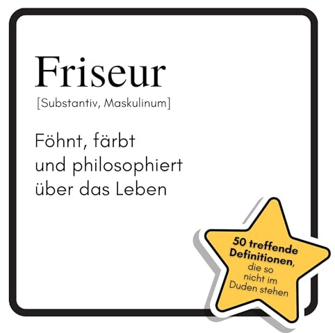 Friseur: Föhnt, färbt und philosophiert über das Leben. Das lustige Geschenkbuch für Mann, Frau, Kollege, Freund zu Geburtstag, Weihnachten