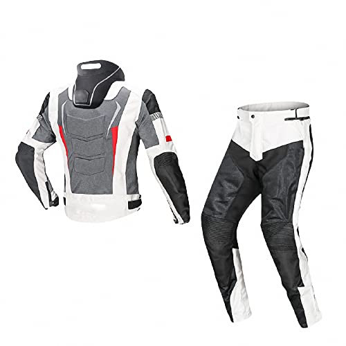 MAOTN Herren und Damen motorradjacken, rennanzüge, Motorrad protektorenjacke,abnehmbare sicherheitsschutzausrüstung, motorradkombi.wasserdichte, Wind kältefeste motorradanzüge,Style8,L