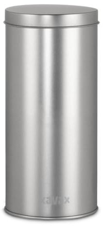 Xavax | Barattolo di Metallo per Caffè con Grande Capacità per Capsule, Cialde Tassimo, Caffè Macinato, in Grano o Alimenti - Colore Metallo