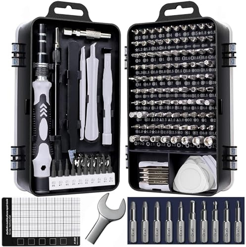 CANOPUS Feinmechaniker Schraubendreher Set 140 in 1 - Handy Reparatur Werkzeug, Feinwerkzeug, Precision Screwdriver, Präzisionsschraubendreher für Mini PC und Micro Anwendungen