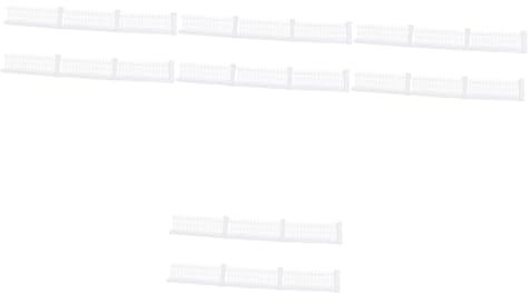 YARNOW Glasbehälter 4 Stück Zaun-Modell Miniaturgartenbauten Fee Pflanzendekor Modelle Zaun für Sandtisch gartenzaun selber Machen der Zaun Modellmaterial Rand Dekorationen Container