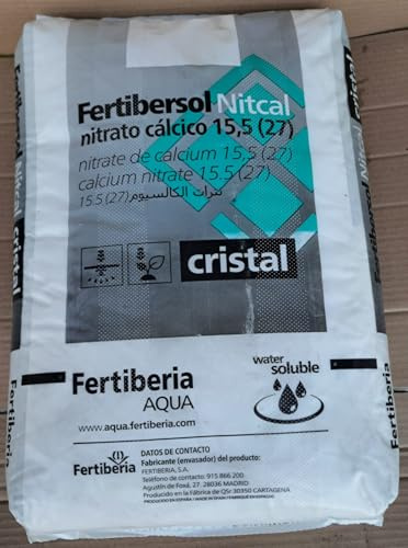 Fertibersol Nitcal oder YaraVita Calcinit Kalksalpeter Dünger, Stickstoff, Calcium, wasserlöslich oder zum Streuen, 25 kg