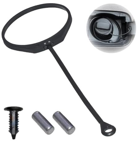 SGERUFZ 1 Pcs Banda de Sujeción de Tapa de Combustible Línea de Goma de Tapa de Combustible Cuerda de Repuesto para Tapa de Combustible Piezas de Repuesto (Compatible con VW Passat Bora Audi Touareg)