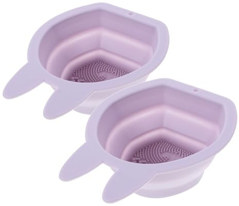SAFIGLE 2piezas Limpiadores de Brochas de Maquillaje de Silicona Forma de Conejito Plegables para Limpiar Esponjas y Borlas de Maquillaje el Baño o Tocador