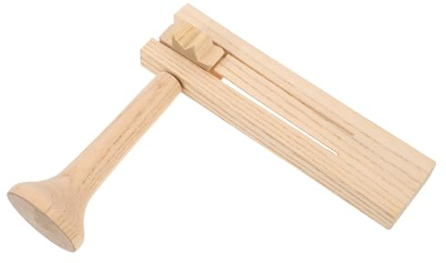 Holibanna Wooden Ratchet Noise Maker Traditional Mexican Matraca for Festive Celebrations Party Favors and Sports Events Childsafe Design Durable Wooden Musical Instrument