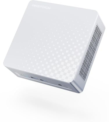 MINISFORUM M1 Plus Mini PC Core i5-12600H(12C/16T, up to 4.5 GHz) 32GB DDR5 512GB SSD Mini Computer, HDMI/DP/USB4 Triple Video Output, 2x2.5G LAN/WiFi6E/BT5.2/4xUSB Iris Xe Graphics Micro PC