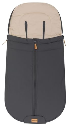 Fillikid Babyfußsack Light Trend Exklusiv, 95x48cm | Leichter Sommer-Fußsack für Kinderwagen, Buggy & Sportwagen, Vorderteil abnehmbar, pflegeleicht