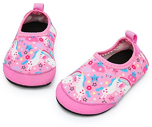 Yorgou Zapatos de Agua para niños y niñas, Zapatos de Playa para niños pequeños, Calcetines acuáticos Descalzos Antideslizantes para Piscina y Playa