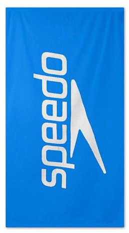 Speedo Handtuch für Erwachsene, Unisex, Logo, Blau, Einheitsgröße