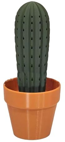 Support créatif pour -dents en forme de cactus - Support imprimé pour -dents pour succulentes - Organiseur de -dents au design succulent - Accessoire pour boissons