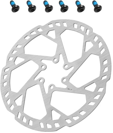 Scheibenbremsen zum Radfahren,Scheibenbremse, 203/180/160 mm 6 Schrauben Scheibenbremsscheiben, Fahrrad-Scheibenbremsscheibe, Ersatz der Bremsscheibe für Mountainbikes