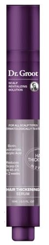Dr. Groot Award-Winning Hair Thickening Serum for Hair Loss, Thinning Hair, Korean Hair Care, Scalp Treatment, Clinically Tested, Thicker, Reduces Oil, Roll On