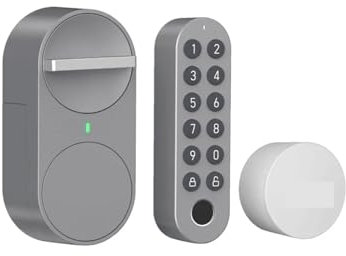 Smart WiFi Door Lock with Quick Keyless Entry Fingerprint Keypad Unlock App Controlled (US Version)