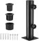 BORDEAG Pied Parasol, Support De Parasol Extérieu, Support De Parasol Réglable, Support Parasol Metal Réglable avec 3 Anneaux De Réduction en PVC (32/38/48 Mm) pour Balcon, Terrasse, Jardin