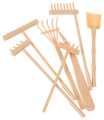 Toyvian Kit Outils De Jardin Zen Mini Râteaux pour Bac à Sable Outil De pour Jardin Zen Râteau De Accessoire pour Table De Sable