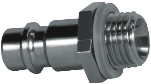 Conector rosca exterior G 1/4”, diámetro nominal 7,2 mm, ideal para uniones de mangueras y sistemas hidráulicos.