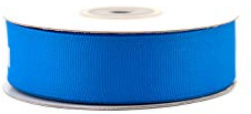 Creativery 25m Ripsband 25mm Schleifenband Deko Band Hochzeit Geschenkband Mattes Satinband Farbe blau 352 königsblau Royalblau