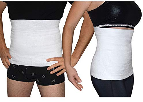 BODYPERFECT Bauchbinde Rückenwärmer Herren Wärmegürtel rücken Nierenschutz (87% Baumwolle, L)