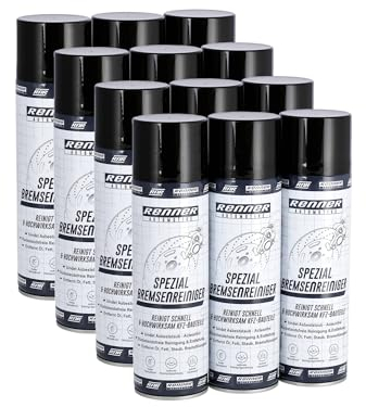 Set di 12 detergenti speciali per freni Renner – 500 ml