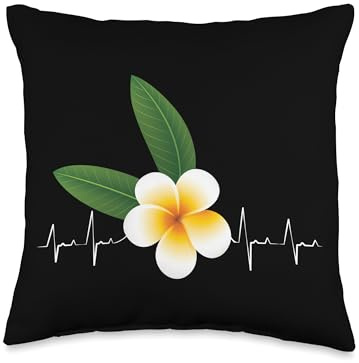 Plumeria Enthusiast Plumeria Seeds for Planting Plumerias Throw Pillow