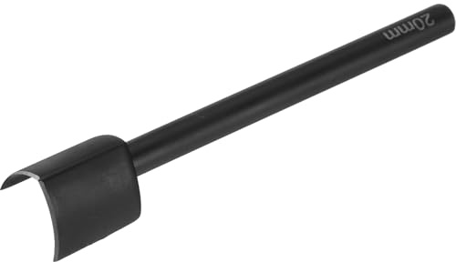 QUARKZMAN Läderstans V-form, 20 mm, läderskärare, bältesskärare, verktyg stansare V form kolstål för att göra bälten, plånböcker och väskor