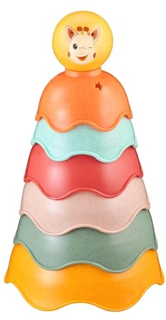 Sophie la Girafe - 6 Bols Empilables Colorés 30 cm - Dès 6 Mois