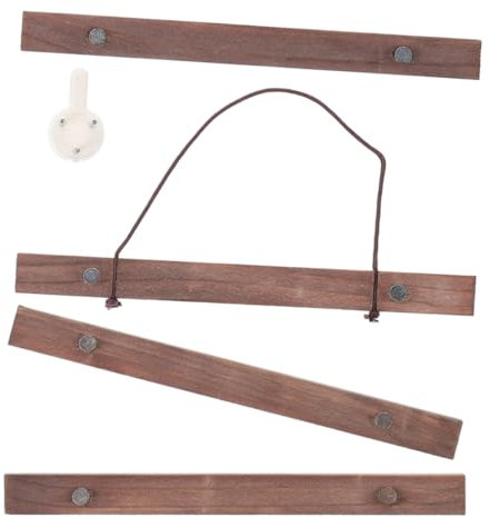 SEWOART 1satz Hängende Holzrahmen Für Poster Und Bilder Magnetische Halterung Teilig Schwarzwalnussfarben Einfach Zu Bedienen Für Und Schlafzimmer