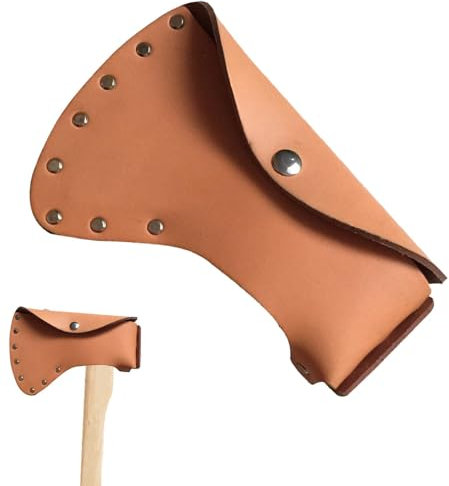 Sionhiuo Leather Axe Belt Loop | Sturdy Axe Holster | Expanded Hammer Holder Hammer Hatchet Carrier for Outdoor Hiking Outdoors Work