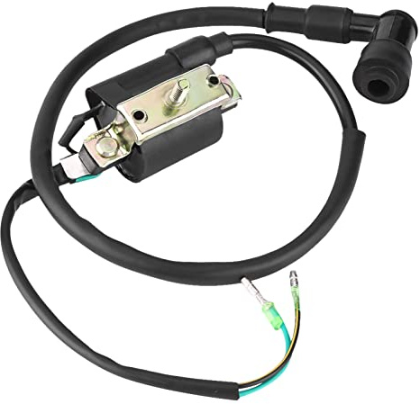 12V Zündspule mit Zündkerzenkappe, 12V Zündspule für 50CC 70CC 90CC 110CC 125CC Pitbike Zündspul, Motorradzündspule für Pit Dirt Bike ATV