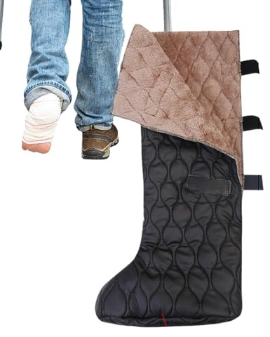Couverture de plâtre de jambe, couverture de plâtre coupe-vent jambe adulte | Chaussette moulée protectrice coupe-vent,Housse de chaussette pour plâtre de pied, protection chaude pour plâtre de jambe,